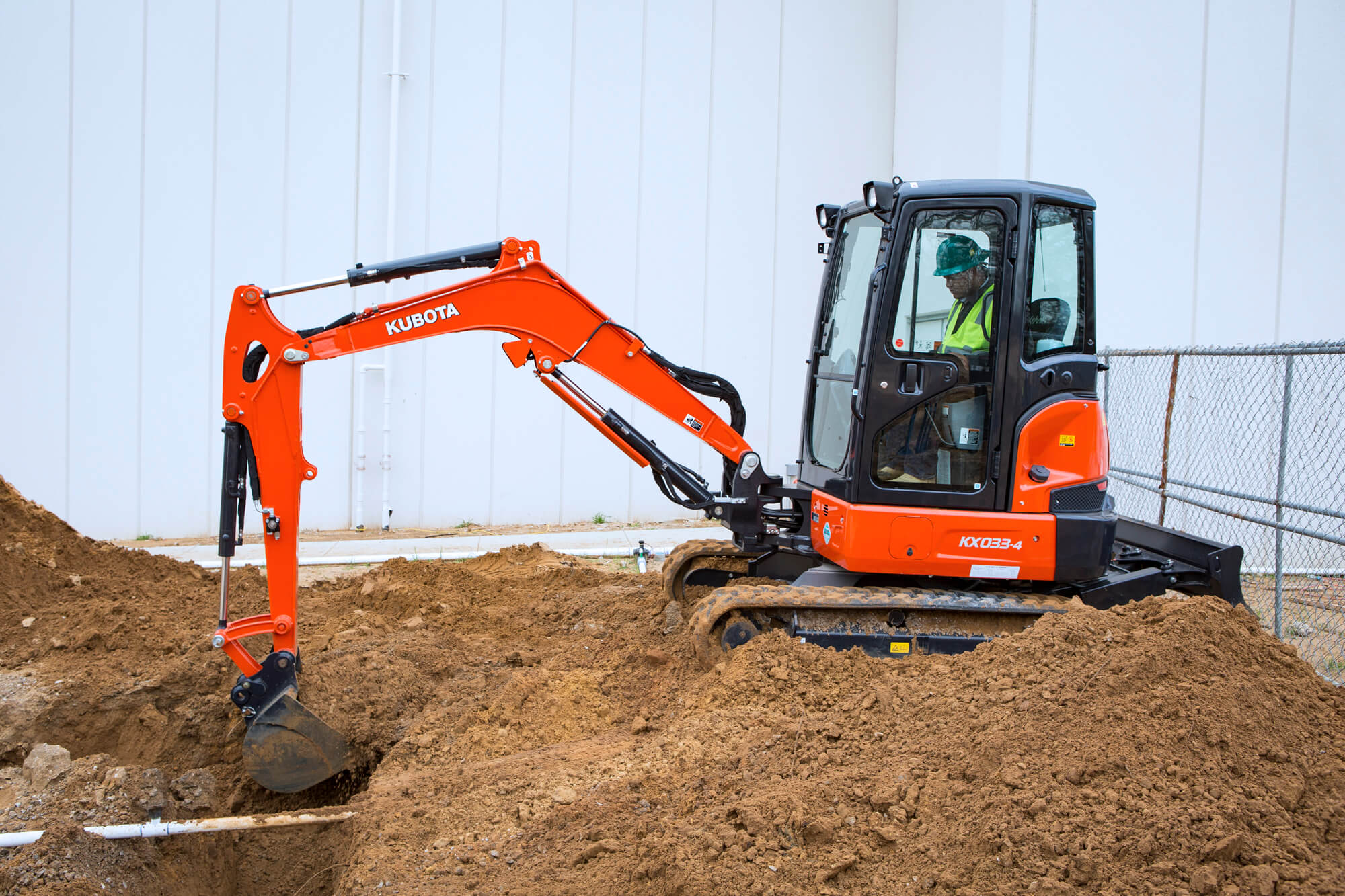 Kubota KX033-4 Angle Blade