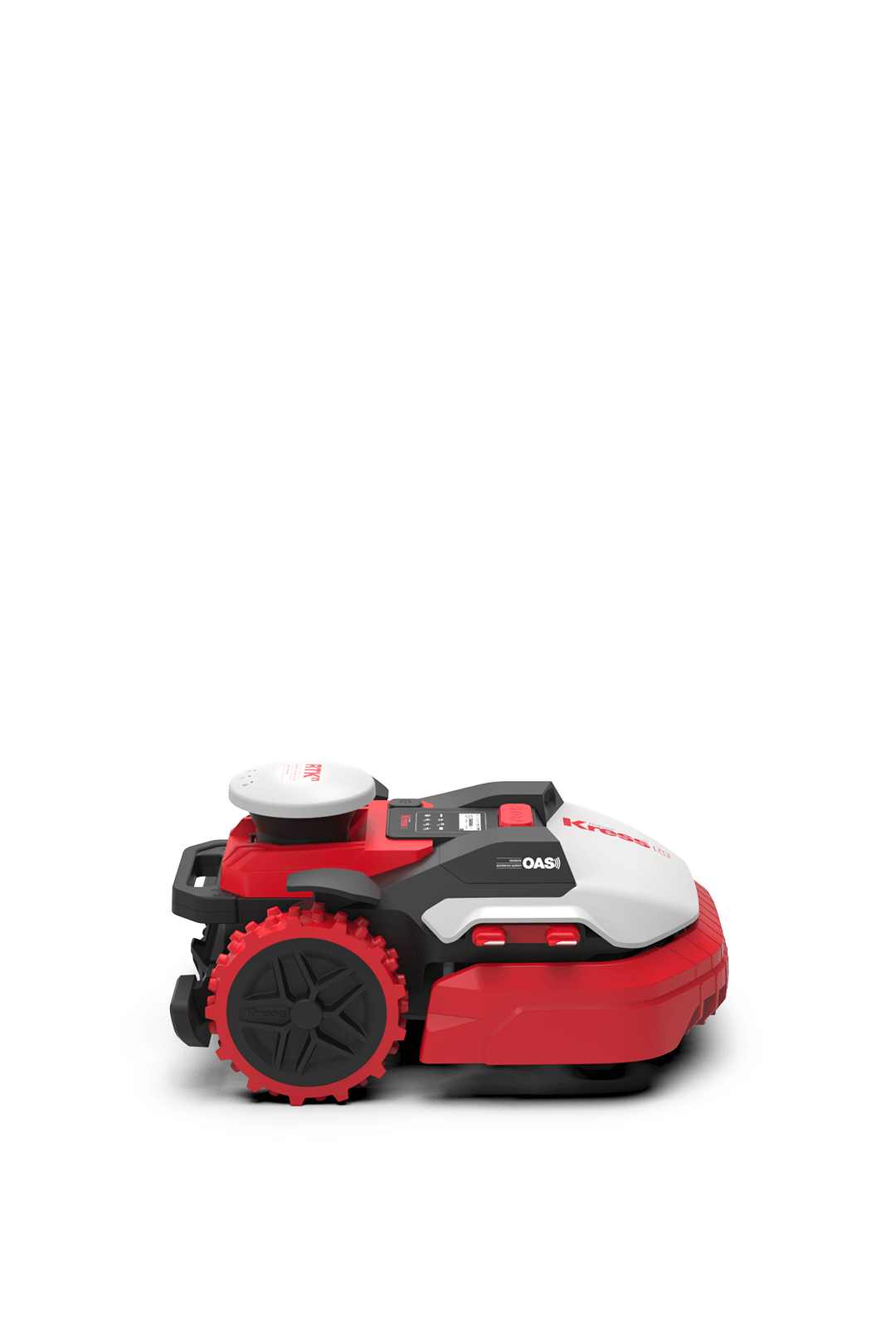 Kress RTKⁿ ¾-acre robotic lawn mower with OAS (Obstacle Avoidance System)