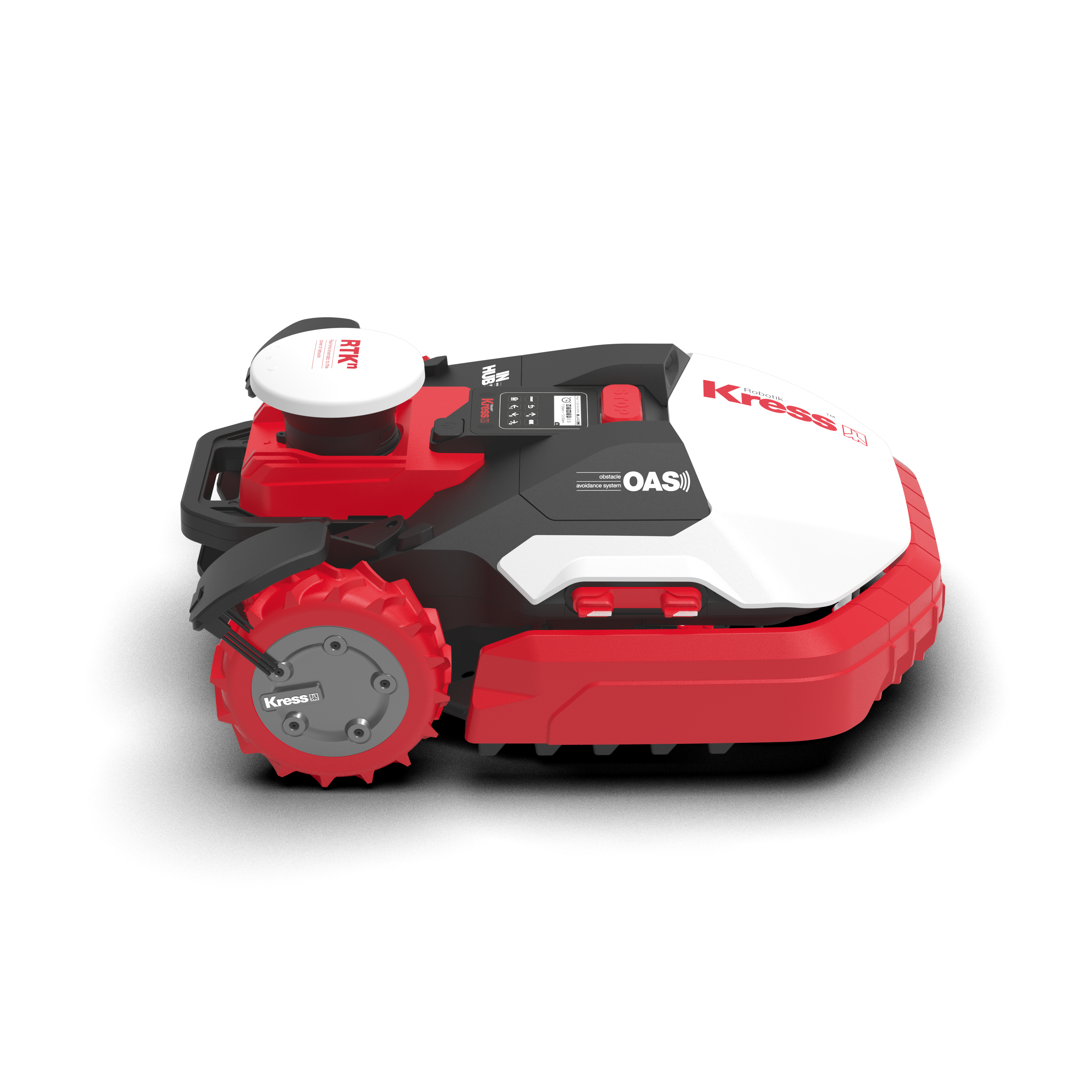 Kress RTKⁿ 7-acre robotic lawn mower with OAS (Obstacle Avoidance System)