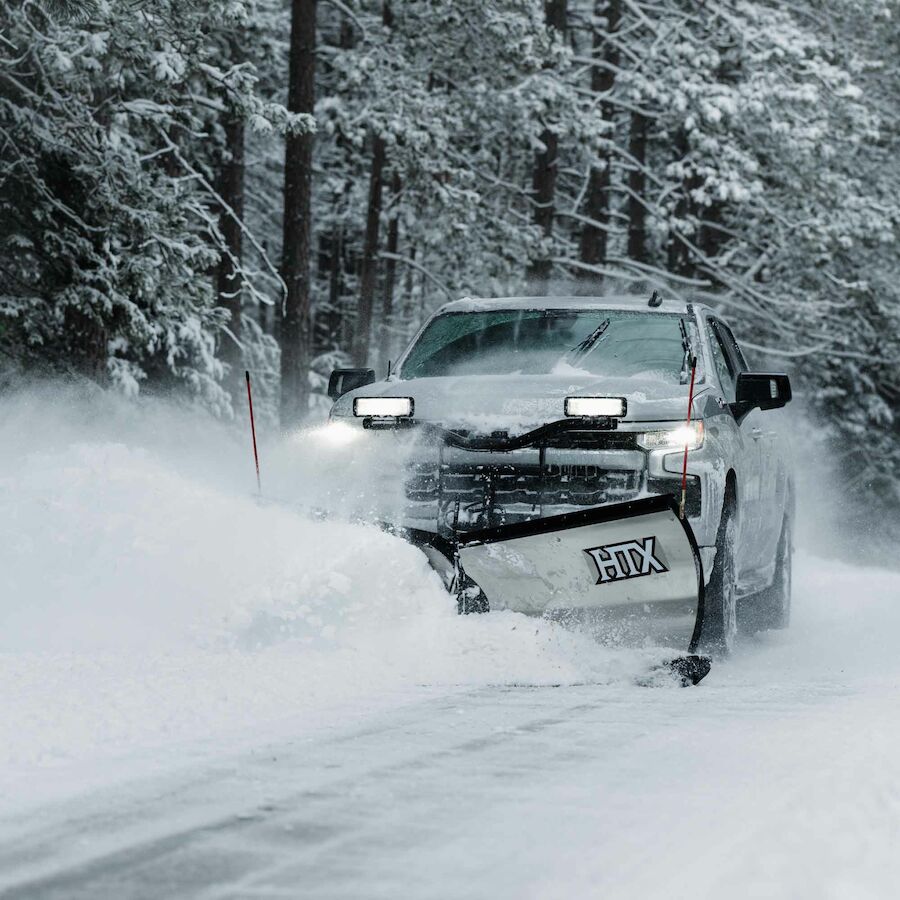 BOSS Snowplow 8' Stainless Steel HTX V-Blade