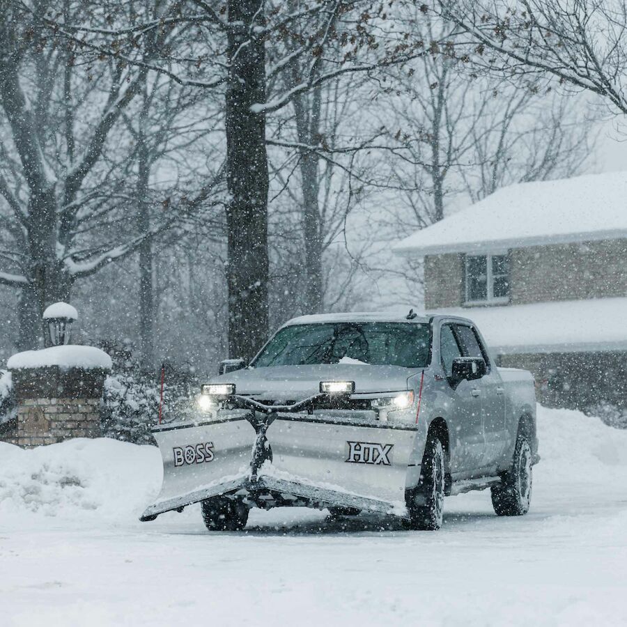 BOSS Snowplow 8' Stainless Steel HTX V-Blade