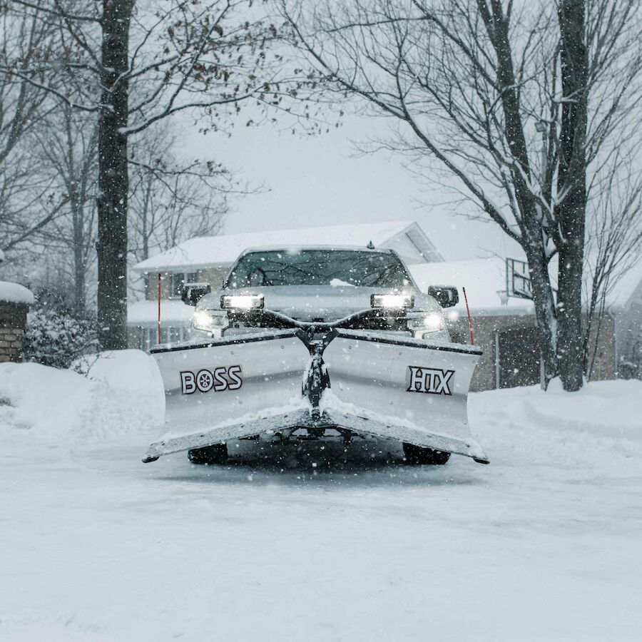 BOSS Snowplow 8' Stainless Steel HTX V-Blade
