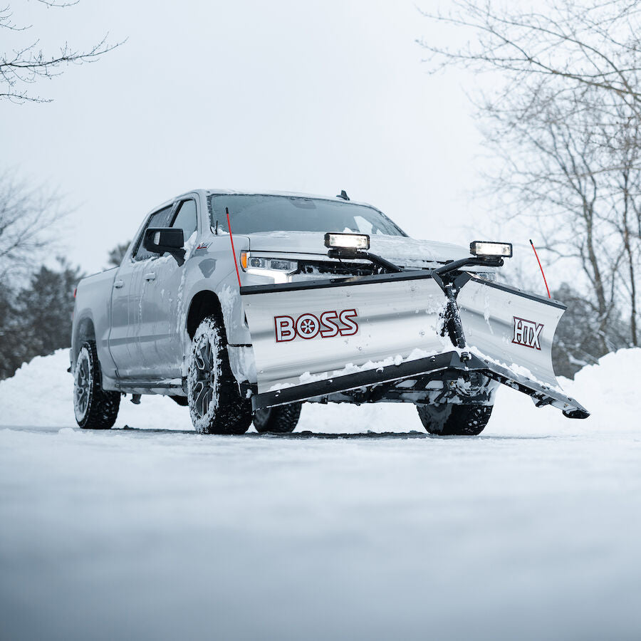 BOSS Snowplow 7'6" Stainless Steel HTX V-Blade